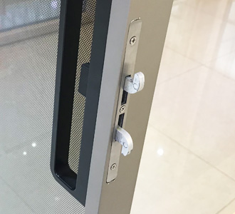 narrow frame aluminum sliding door