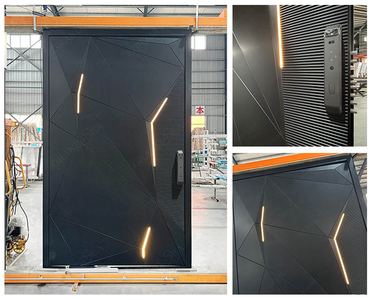 oversized pivot entrance door