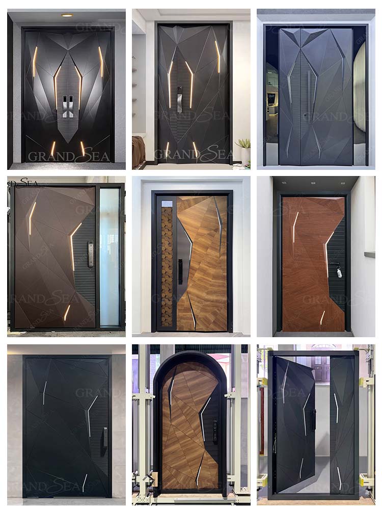 large pivot front door