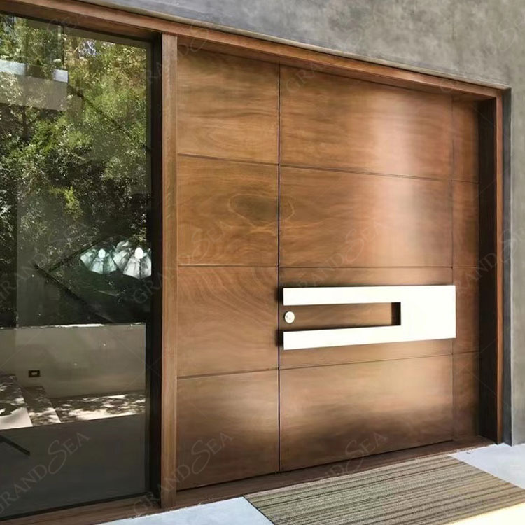 solid timber pivot door