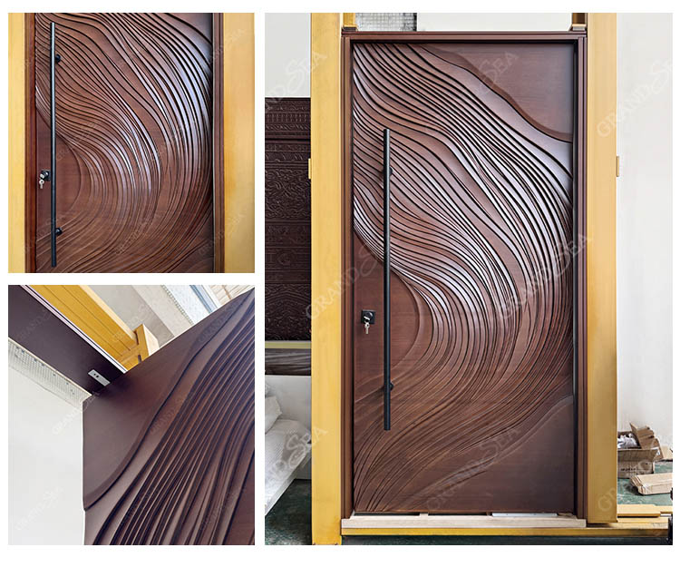 hardwood pivot doors