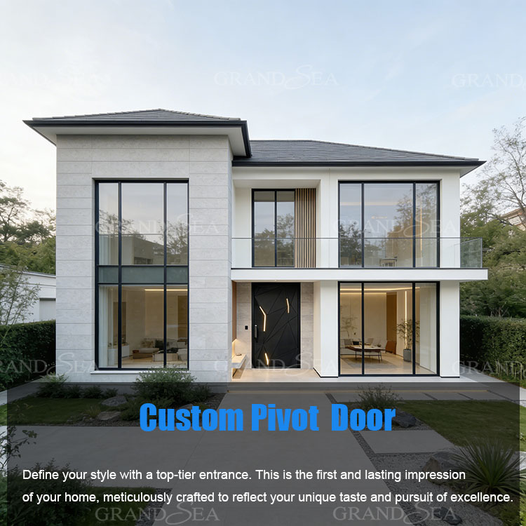 aluminium external pivot door