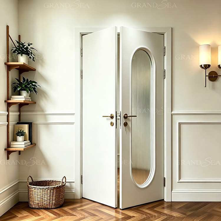 White waterproof interior door