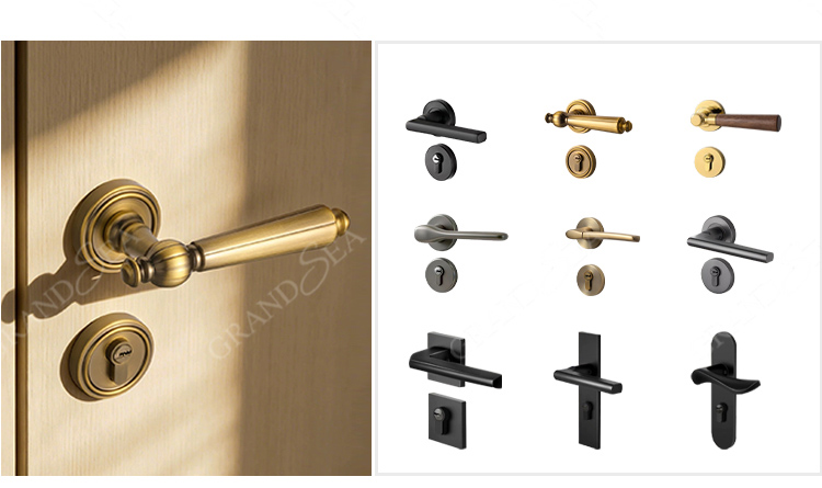 aluminum frame indoor wood door