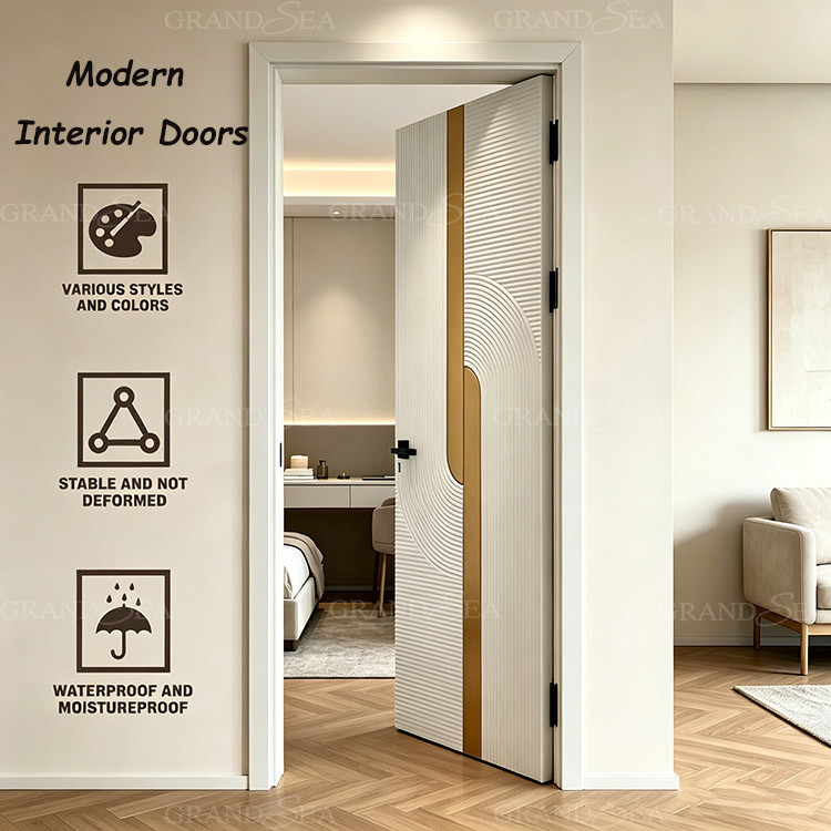 Modern White Interior Door