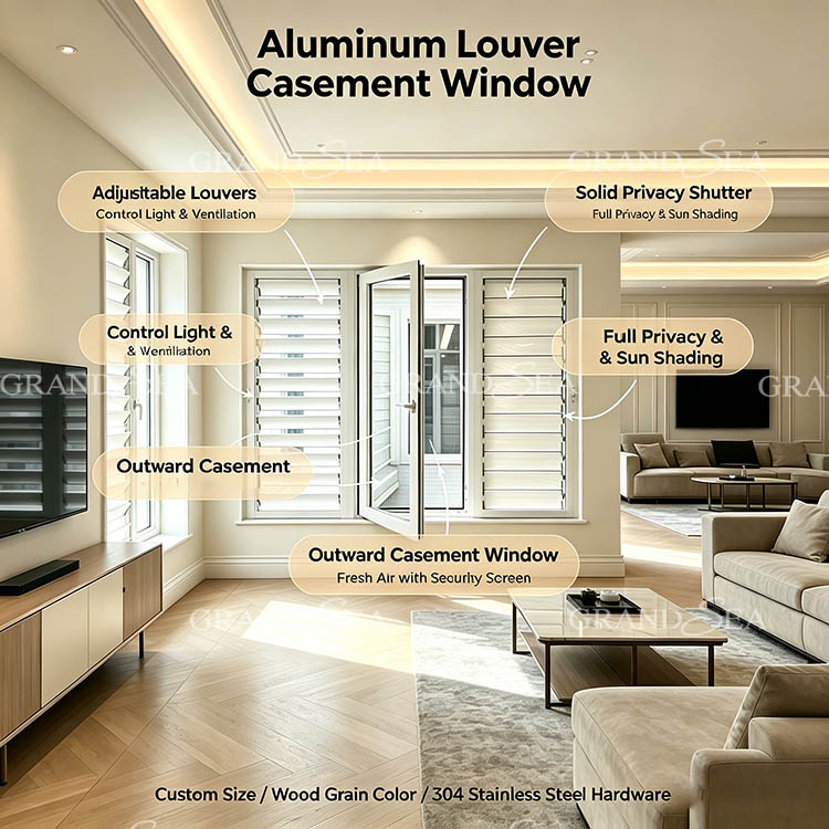 manual aluminum louver window manual aluminum louver window