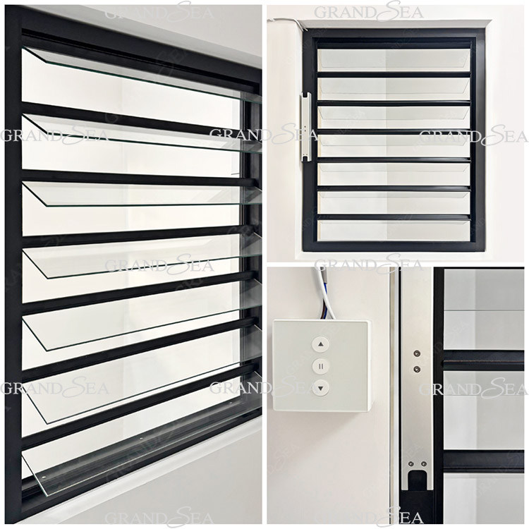 Motorized Louver Windows