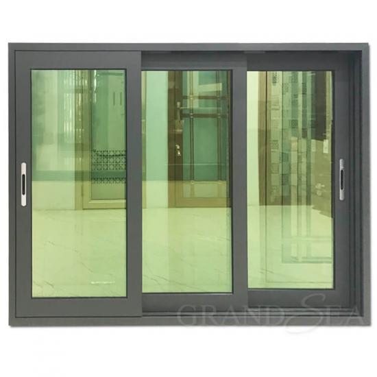 conception de fenêtre coulissante en aluminium