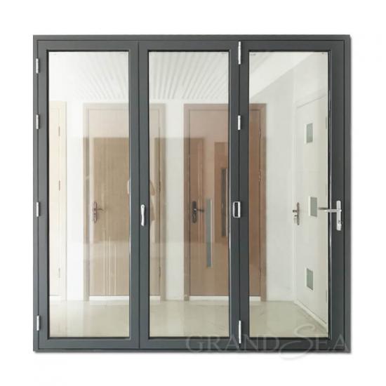 aluminum glass folding door