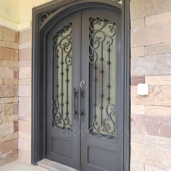 wrought iron security doors