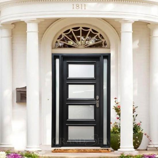 contemporary wrought iron doors