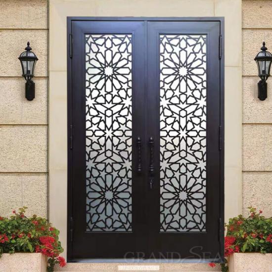 wrought iron entry doors