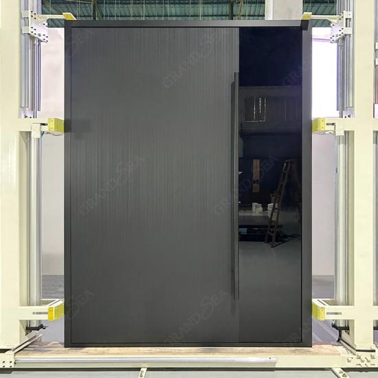 portes pivotantes vitrées extérieures