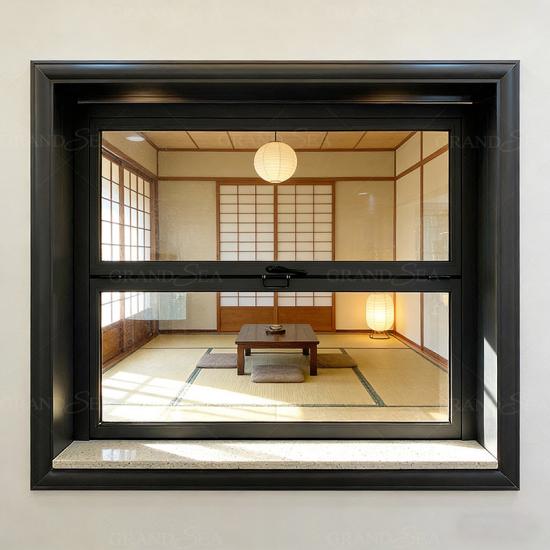 fenêtre en verre pliante verticale