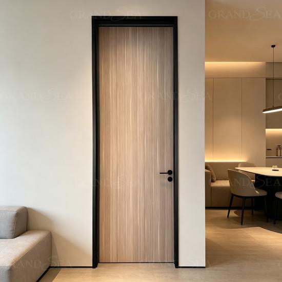 porte affleurante minimaliste pour la maison
