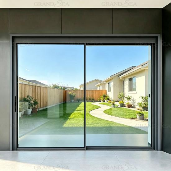 aluminium smart sliding glass door