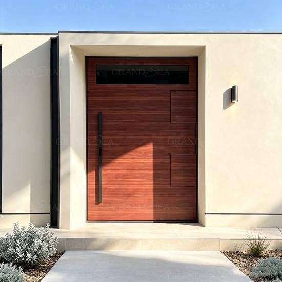 portes pivotantes en bois massif