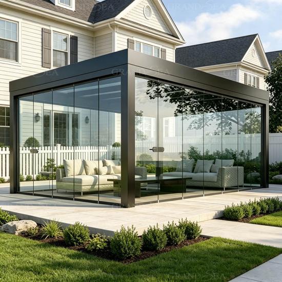pergola en aluminium étanche motorisée