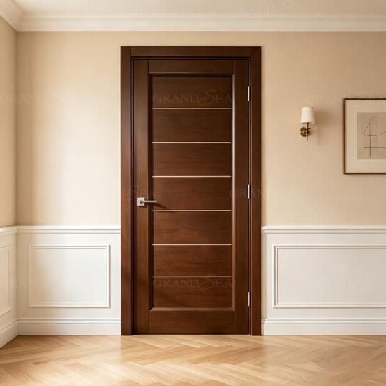 porte intérieure moderne en bois