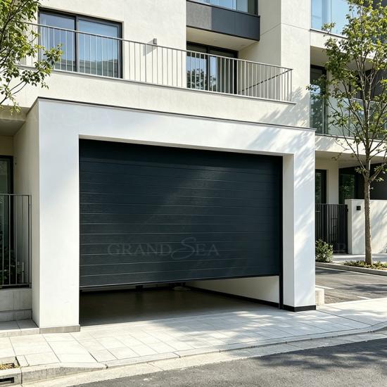 porte de garage de villa moderne